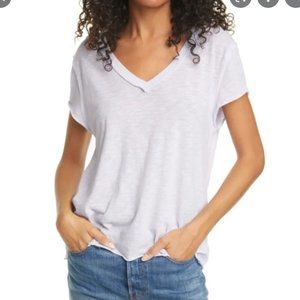 We The Free Kaylen Cotton Blend T-Shirt In Lavender Crystal